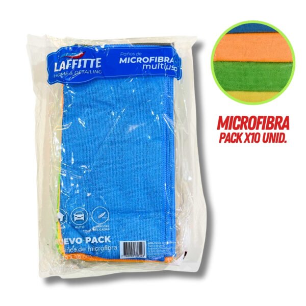 LAFFITTE MICROFIBRA PACK 10 u 30 x 30