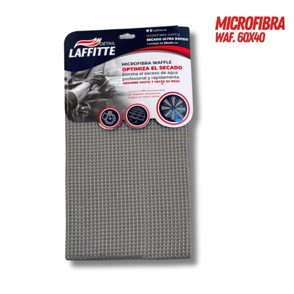 LAFFITTE MICROFIBRA SECADO WAFFLE 60 x 40