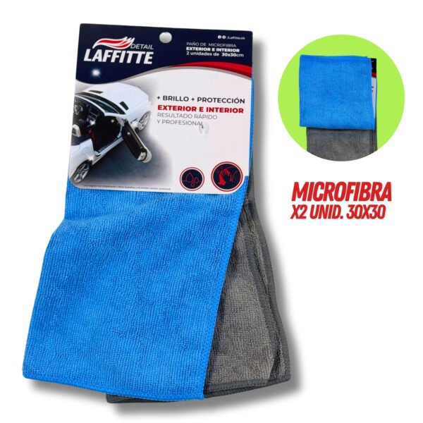 LAFFITE MICROFIBRA X2 UNIDADES 30X30