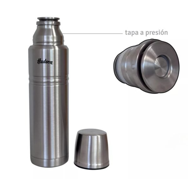 HUDSON TERMO ACERO 1 LT " ACERO INOX" - Imagen 3